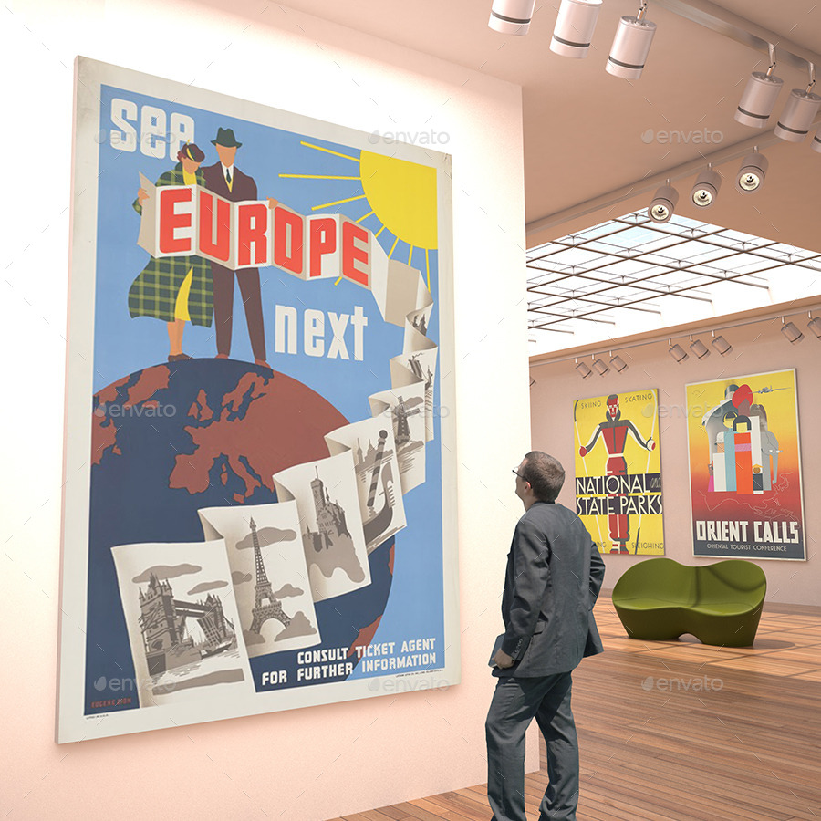 Art Exhibition MockUp Pack, Graphics GraphicRiver